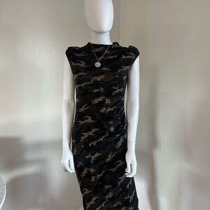Camouflage Sleeveless Dress